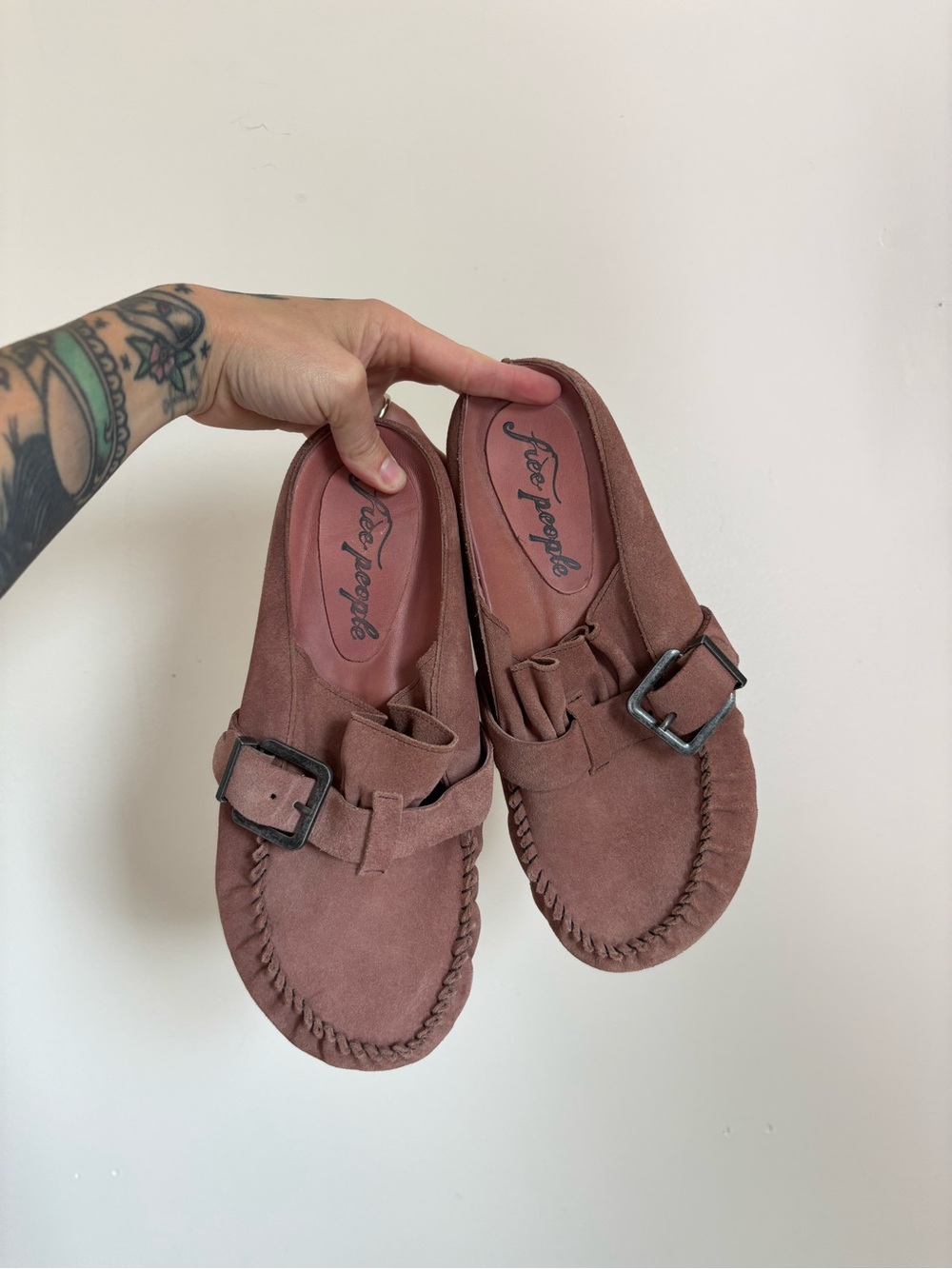 Free People After Riding Suede Mules - Picture 4 of 9
